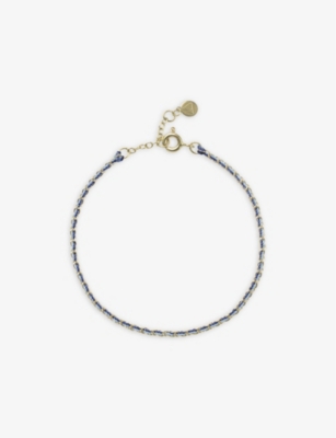 The Alkemistry Auric Nurture 18ct Yellow-gold And Thread Bracelet In 18ct Yellow Gold