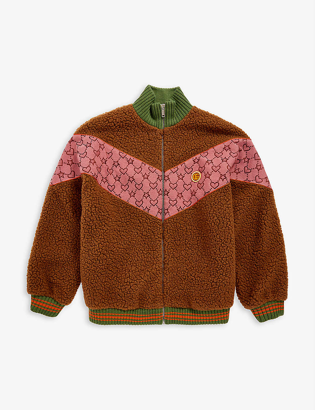 Contrast panel teddy woven sweatshirt 4-12 years Selfridges & Co Boys Clothing Jackets Fleece Jackets 