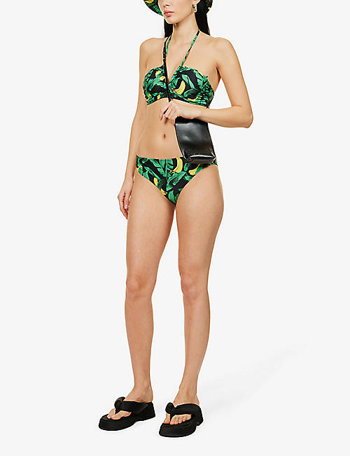 Selfridges & Co Women Sport & Swimwear Swimwear Bikinis Bikini Tops Cassis ruched underwired bikini top 