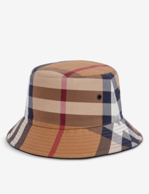 BURBERRY Birch Vintagecheck cotton bucket hat