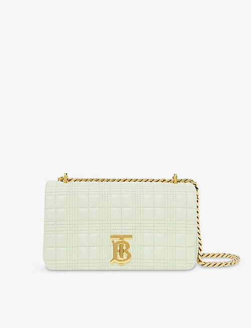 BURBERRY: Lola small leather shoulder bag