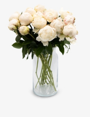 YOUR LONDON FLORIST: Cream peonies fresh bouquet