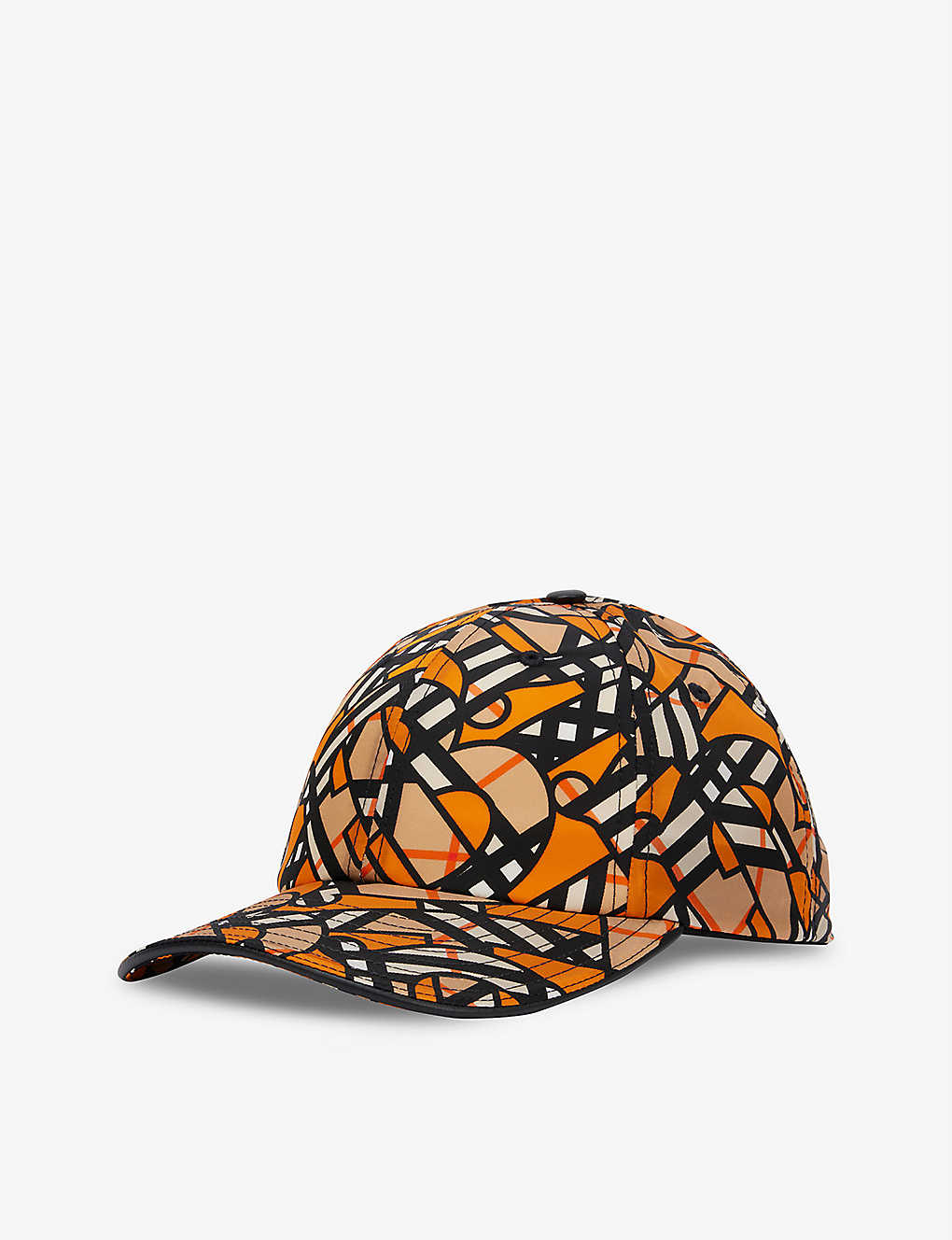 Selfridges & Co Men Accessories Headwear Caps Monogram-pattern curved-peak woven baseball cap 