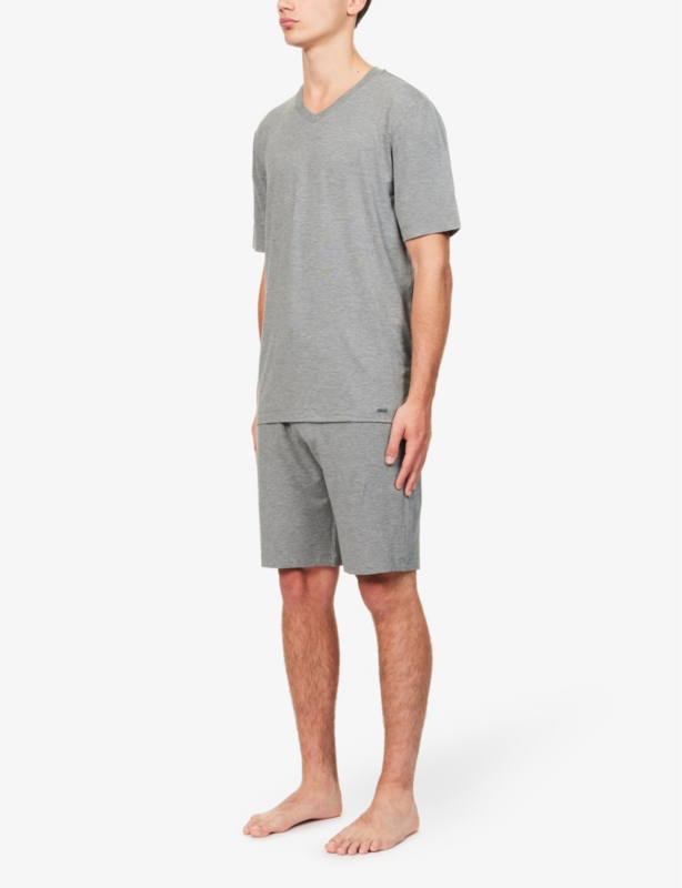 Regular-fit stretch-jersey T-shirt