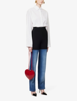 Alaïa Le Coeur Leather Shoulder Bag - Women - Red Cross-body Bags
