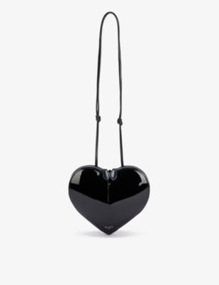 puma heart patent noir vernis