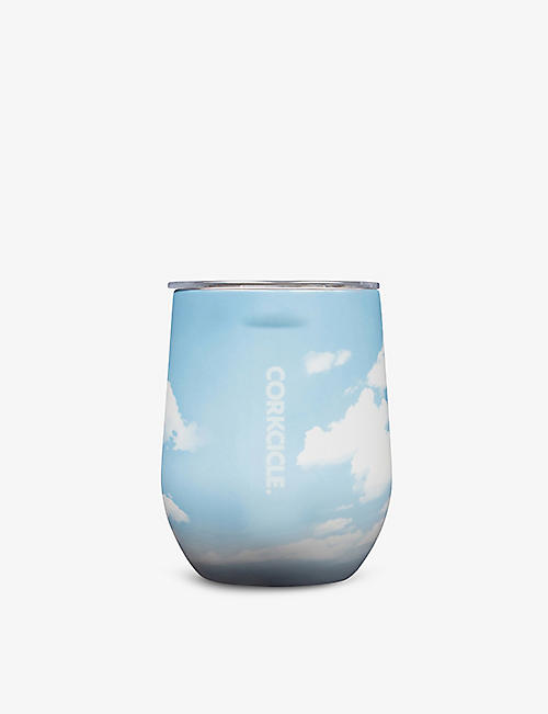 CORKCICLE: Daydream Stemless logo-print stainless-steel wine tumbler 355ml