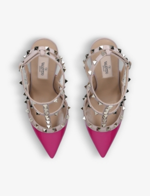 VALENTINO GARAVANI Rockstud 100 leather courts