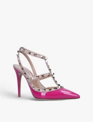 VALENTINO GARAVANI Rockstud 100 leather courts