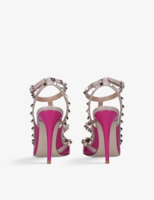 VALENTINO GARAVANI Rockstud 100 leather courts