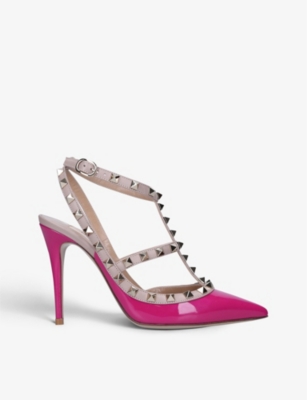 VALENTINO GARAVANI Rockstud 100 leather courts