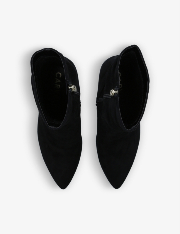 Admire slouchy pointed-toe suede ankle boots