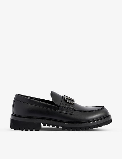 VALENTINO GARAVANI: VLOGO leather loafers