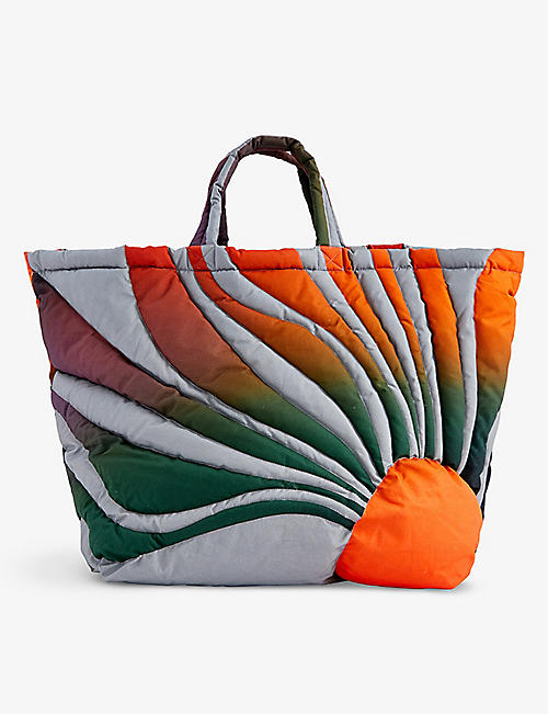ERL: Sunset quilted cotton tote bag