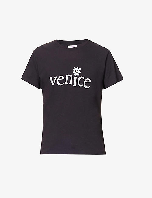 ERL: Venice crewneck cotton-jersey T-shirt