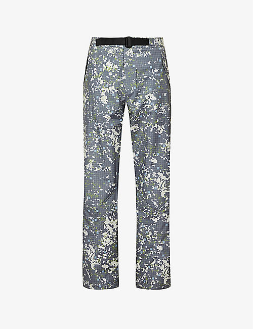 A COLD WALL: Nephin graphic-print relaxed-fit shell storm trousers