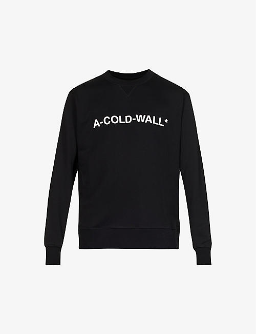 A COLD WALL: Essential logo-print cotton sweatshirt
