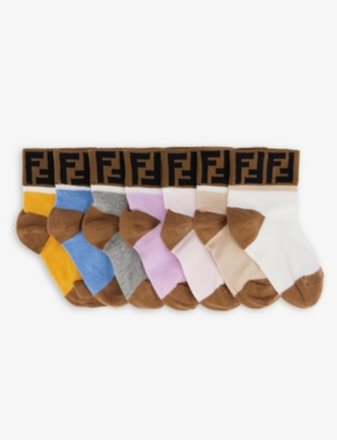 Baby fendi socks hotsell