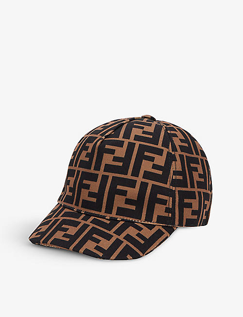 FENDI: FF-print woven baseball cap