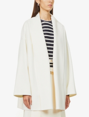 VALENTINO Relaxed-fit wool-blend coat