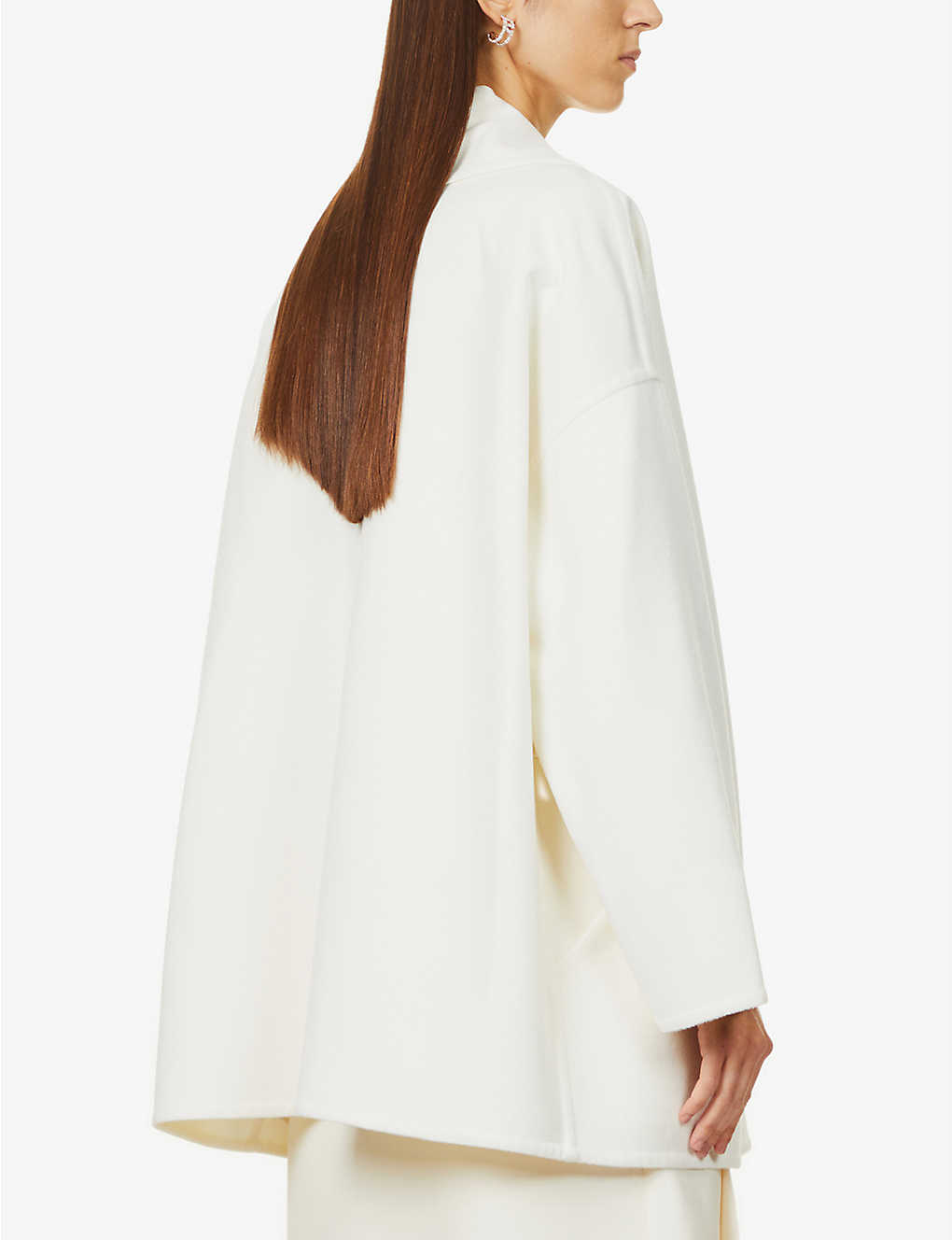 VALENTINO Relaxed-fit wool-blend coat