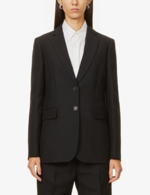 VALENTINO Tailored-fit wool and silk-blend jacket