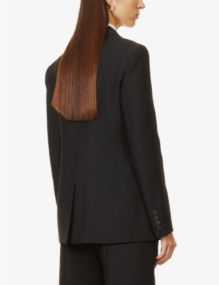 VALENTINO Tailored-fit wool and silk-blend jacket