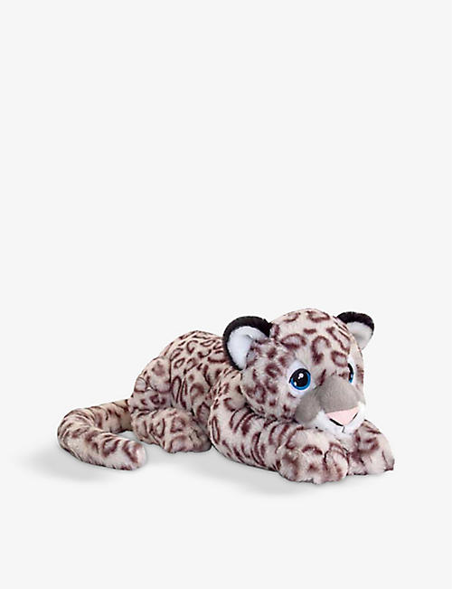 KEEL: Keel Eco Snow Leopard recycled-polyester soft toy 45cm