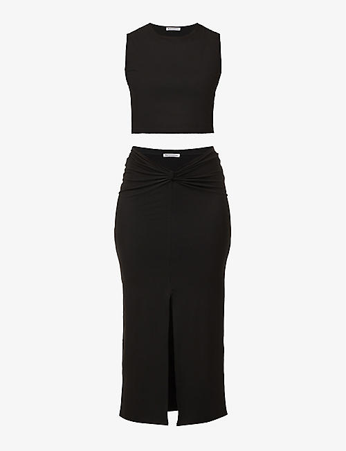 REFORMATION: Rylan two-piece stretch-jersey co-ord set