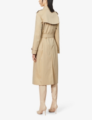 BURBERRY Waterloo double-breasted cotton-twill trench coat