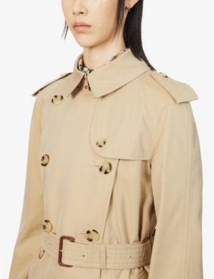 BURBERRY Waterloo double-breasted cotton-twill trench coat