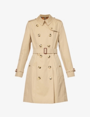Dag cilinder Aannames, aannames. Raad eens BURBERRY - Heritage Chelsea mid-length cotton trench coat | Selfridges.com