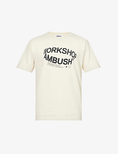 AMBUSH: Revolve logo-print cotton-jersey T-shirt