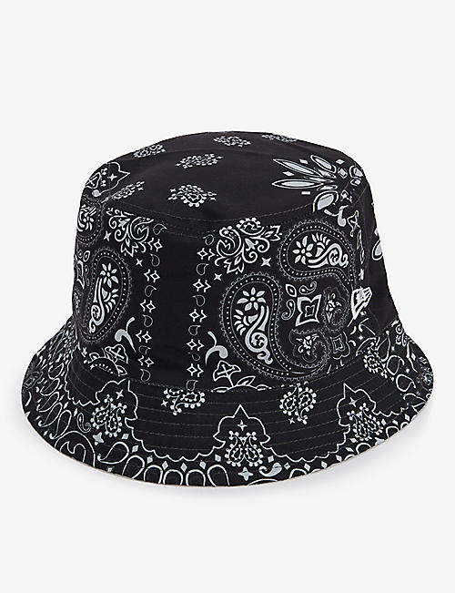 NEW ERA: Paisley-print reversible woven bucket hat