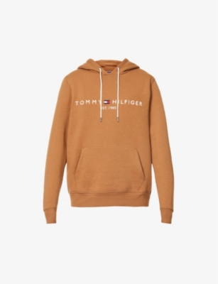 Logo-embroidered cotton-blend hoody