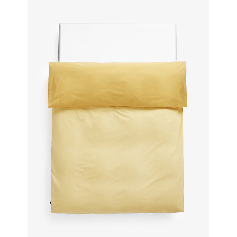 Shop Hay Yellow Duo Organic-cotton Bedding
