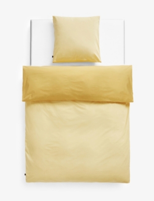 Hay Yellow Duo Organic-cotton Duvet Cover