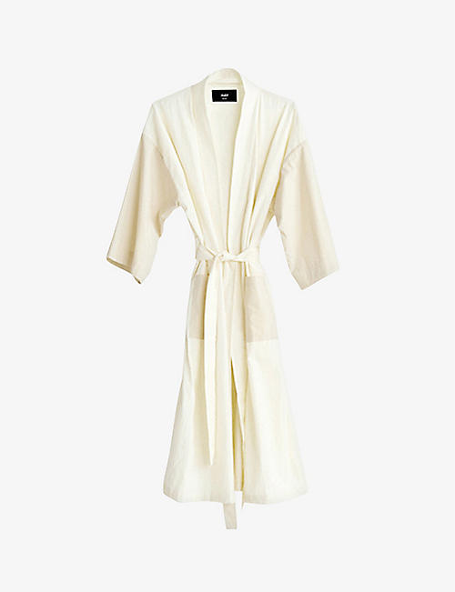 HAY: Duo self-tie cotton robe