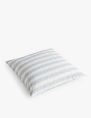 Hay Blue Ete Stripe-print Cotton Duvet Cover 200 X 200cm