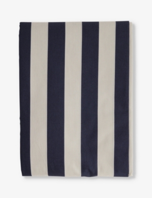 HAY: Ete stripe-print cotton duvet cover