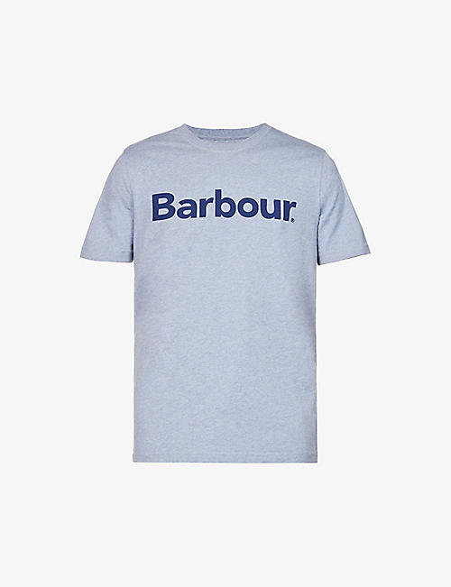 BARBOUR: Ardfern brand-print cotton-jersey T-shirt
