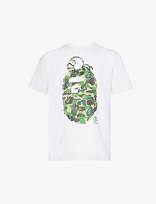 A BATHING APE: Milo On Ape graphic-print cotton T-shirt