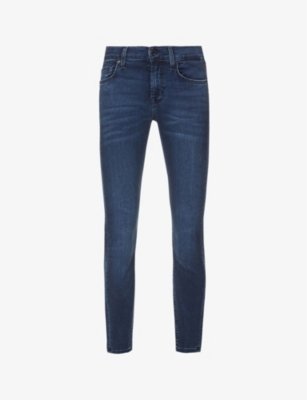 7 FOR ALL MANKIND: The Ankle Skinny slim-fit high-rise stretch-denim jeans