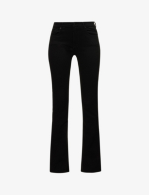 7 FOR ALL MANKIND: Blair bootcut-leg mid-rise stretch-denim jeans