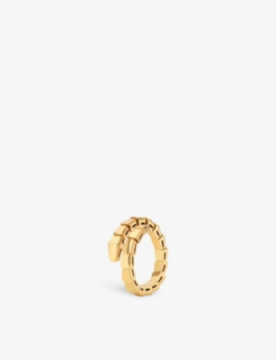 BVLGARI: Serpenti Viper 18ct yellow-gold ring