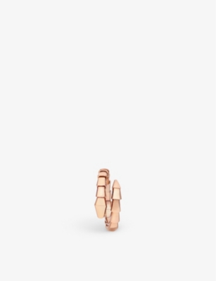 BVLGARI: Serpenti Viper 18ct rose-gold ring