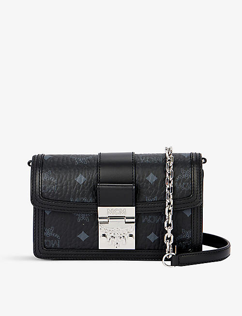 MCM: Tracy leather and canvas cross-body bag