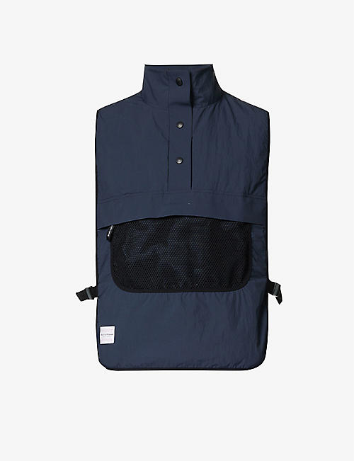 DISTRICT VISION: Kaya insulated funnel-neck woven vest