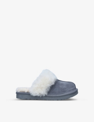 UGG: Cozy II suede and sheepskin slippers 4-10 years