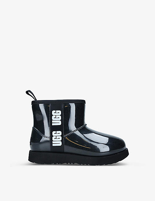 UGG: Classic Clear Mini PVC and faux-shearling boots 7-10 years